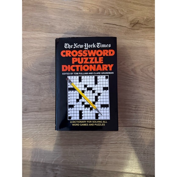 Other - The New York Times Crossword Puzzle Dictionary Hardcover 1974 Vintage Hardcover